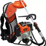 Decespugliatore a Zaino 52cc 2 Tempi Multifunzione - Decespugliatore a Spalla con Testina Doppio Filo e Disco a 3 Denti