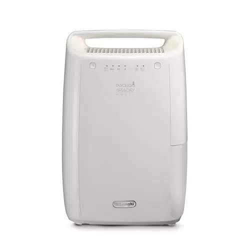 De'Longhi DEX210SF Tasciugo Deumidificatore Ambiente Casa con Doppio Sistema Filtrazione Aria