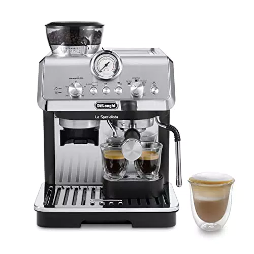 De'Longhi La Specialista Arte Macchina per Caffè Manuale con Macinacaffè Integrato