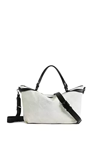 Borsa Desigual LOGORAMA LIBIA Donna Beige