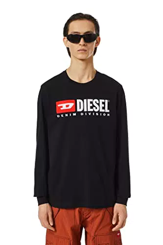 Diesel Uomo T-just-ls-div T-shirt, 9xx-0aaxj, XXS