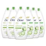 Dove Bagnodoccia Rinfrescante con Cetriolo e Tè Verde - 6 Pezzi