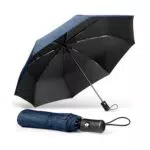 DryToGo Ombrello Inverso Automatico con Manico Antiscivolo - Resistente a Pioggia e Vento