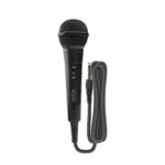 Microfono Ekon a Filo con Connettore Jack 6.35mm - 3 Metri - 50dB - Protezione Antipiega per Mixer, Karaoke, Speaker, Hi-Fi