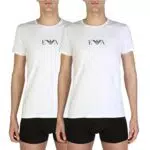 Emporio Armani Essential Monogram 2-pack T-shirt With Crew Neck