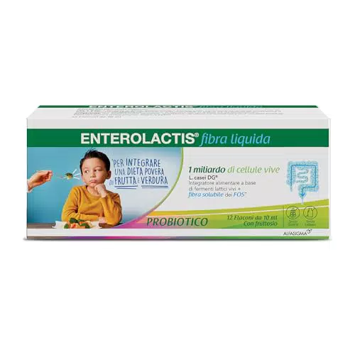 Enterolactis Fibra Liquida: Integratore Alimentare con Fermenti Lattici e Fibra Solubile FOS