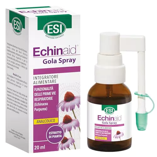 ESI - Echinaid Spray Gola Analcolico con Echinacea per il Benessere Respiratorio