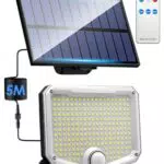 Faretto Led Solare da Esterno con Sensore di Movimento IP65