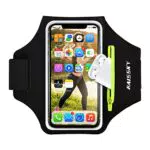 Fascia da Braccio Portacellulare Sportiva con Titolare Airpods per Correre - Compatibile con iPhone e Galaxy S - 6.8