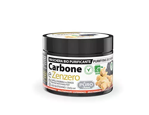 Forhans Maschera Capelli Bio al Carbone e Zenzero