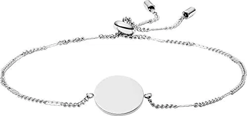 Fossil Bracciale Da Donna in Acciaio Inossidabile Argento - Modello JF0316