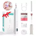 Fresa per Unghie Elettrica Professionale 13 in 1 Senza Fili con Luce UV - Kit Manicure e Pedicure USB
