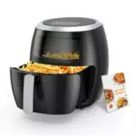 Friggitrice ad Aria Air Fryer XL 8L Multifunzionale Senza Olio con 8 Programmi e Schermo LED