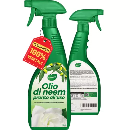 Gardemia Olio di Neem Spray per Piante Azione Naturale 750ml