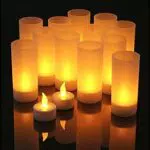 Gearmax Candela LED Ricaricabile Senza Fiamma per Eventi Speciali
