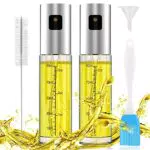 Spruzzatore Olio GeeRic Nebulizzatore per Condimenti in Vetro