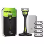 Gillette LABS Rasoio Uomo con 5 Lamette da Barba e Base Magnetica