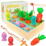 Giochi Montessori 2 anni: Puzzle in Legno Educativo Magnetico