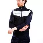 Givova Visa Fluo Tuta da Ginnastica, Nero/Fuxia, L