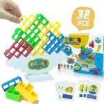 Goorder Tetra Tower Gioco Equilibrio Impilabili Montessori - Regali Educativi per Bambini e Adulti