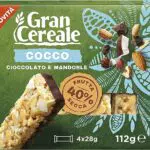 Gran Cereale - Barrette di Frutta Secca con Cocco, Cioccolato e Mandorle