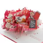 Hallmark Paper Wonder - Biglietto di San Valentino Lady e il Vagabondo Disney 3D