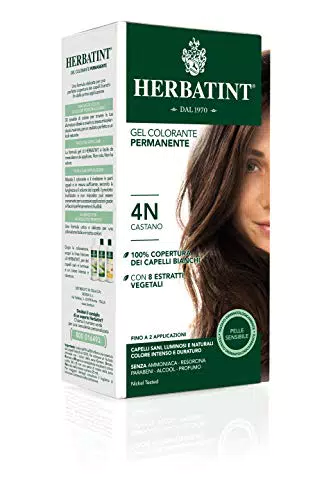Herbatint Gel Colorante Permanente per Capelli senza Ammoniaca - 100% Copertura Capelli Bianchi