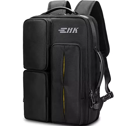 Zaino Viaggio Impermeabile Grande Laptop Portatile 15,6 Pollici - Ideale per Lavoro e Università