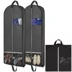 Holres - Copriabiti Pieghevole Antipolvere con Finestra Trasparente