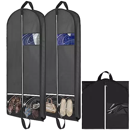 Holres - Copriabiti Pieghevole Antipolvere con Finestra Trasparente