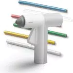 Pistola per Colla a Caldo Senza Fili HOTO, Calore Veloce USB Ricaricabile