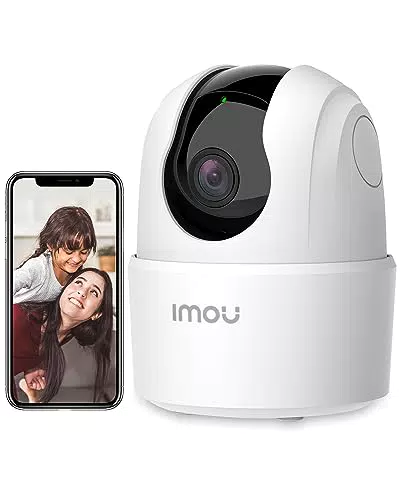 Imou Telecamera Wi-Fi Interno 3MP: Sorveglianza 2K, Rilevamento Umano, Audio Bidirezionale, Tracciamento Movimento con Sirena
