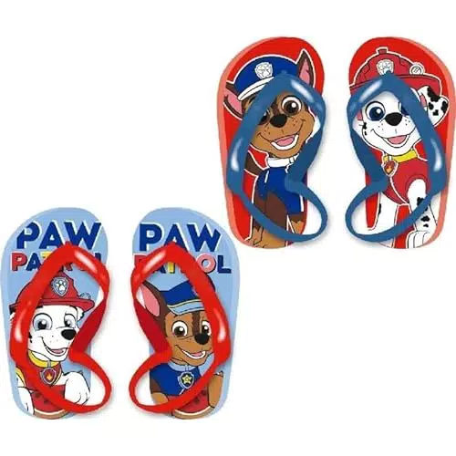 Infradito Bambini con Cinturino Elastico per Mare e Piscina - Paw Patrol