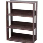 Iris Ohyama Mobile Contenitore Modulare Open Wood Rack - OWR-600