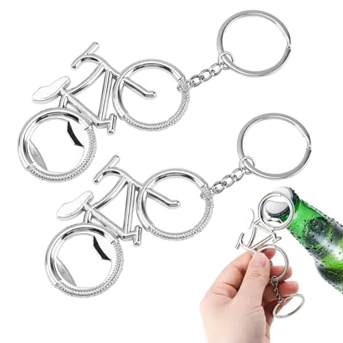 Portachiavi Apribottiglie Bici Forma di Bicicletta Multiuso - Regalo Divertente