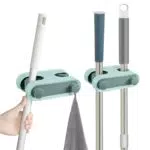Porta Scope Parete Multifunzione Adesivo per Bagno e Cucina - Senza Perforazione