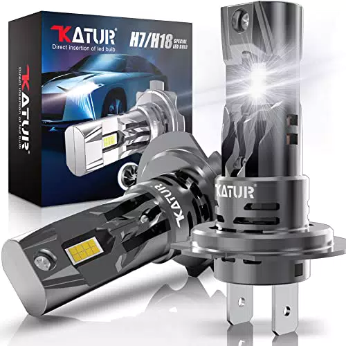 Lampadine LED KATUR H7 per Auto: 80W 16000LM 6000K Bianco, Plug & Play, Abbaglianti o Anabbaglianti, 400% Luminosità.