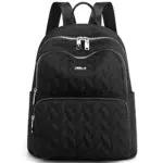 Zaino Antifurto Donna Kesude in Nylon Nero - Ideale per Scuola, Viaggio e Lavoro
