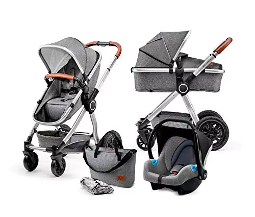 Kinderkraft Passeggino Trio Veo 3 in 1 con Seggiolino Auto