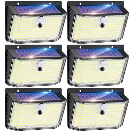 Kolpop Luce Solare LED Esterno con Sensore di Movimento e 3 Modalità IP65 Impermeabile