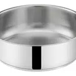 Lagostina Casseruola Bassa 2 Maniglie per Induzione, Acciaio Inox 18/10