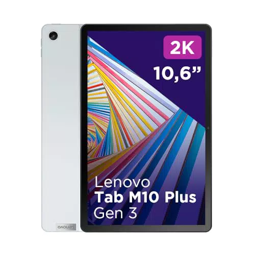 Lenovo Tab M10 Plus Terza Generazione - Display 10.61" 2K, Qualcomm Snapdragon, RAM 4GB, Memoria 128GB, WiFi, 4G LTE, Android 12 Tablet