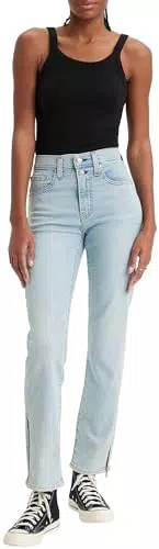 Levi's 724 Jeans Donna con Bottone e Zip