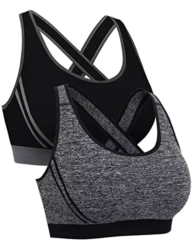 Reggiseno Sportivo Senza Ferretto Donna Litherday Push Up con Imbottitura Rimovibile