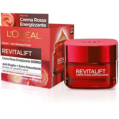 L'Oréal Paris Crema Viso Giorno Energizzante Anti-Rughe Revitalift
