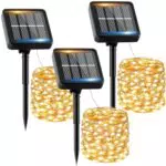 Luci Solari da Giardino Decorative con 120 LED e 8 Modalità