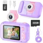 Fotocamera per Bambini ARNSSIEN con Schermo IPS da 2,4 - Regalo Compleanno/Natale