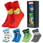 Marvel Calzini Bambino Spiderman e Avengers - Pacco da 5