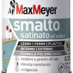 Maxmeyer Smalto All'Acqua Poliuretanico Satinato Bianco