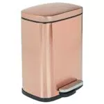 Bidone spazzatura mDesign 5 L con coperchio a pedale e secchio estraibile